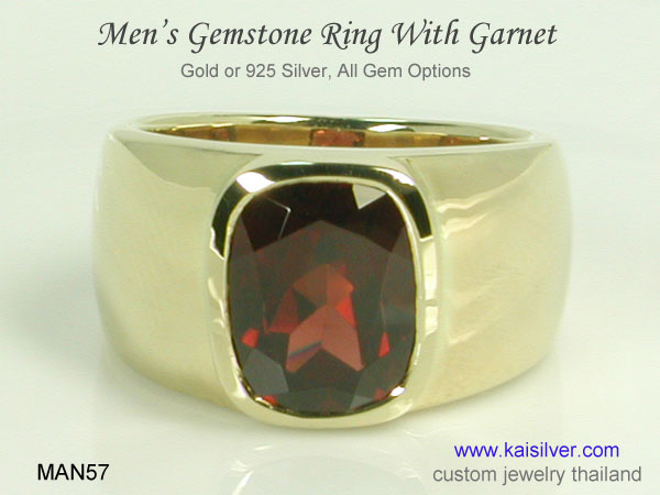 birthstone rings for men
