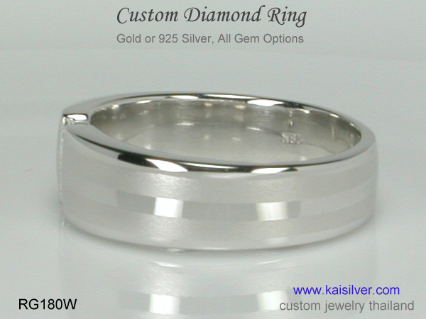 diamond band ring kaisilver