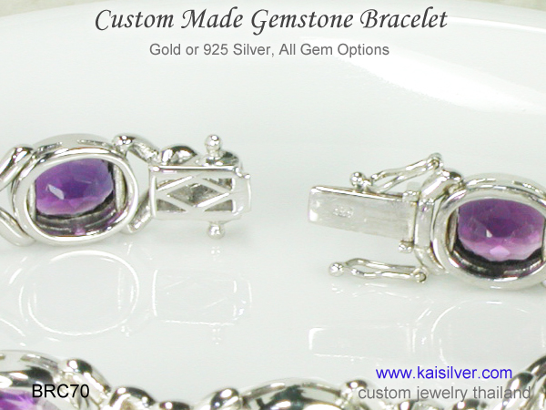 bracelets made to order gold silver