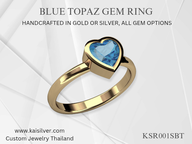 topaz ring made to order