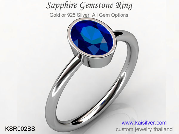 promise ring gold or silver custom