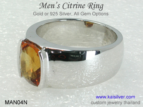 white gold ring