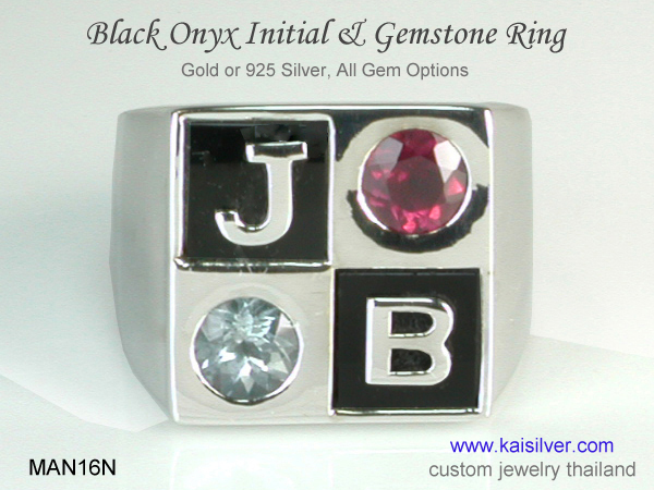 initial ring for men