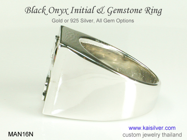 initial ring for men