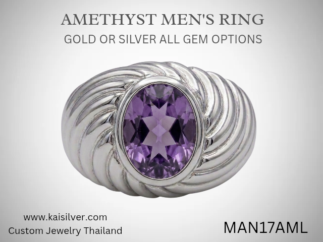 amethyst ring for men