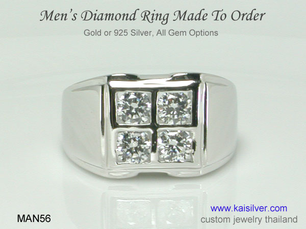 kaisilver diamond ring