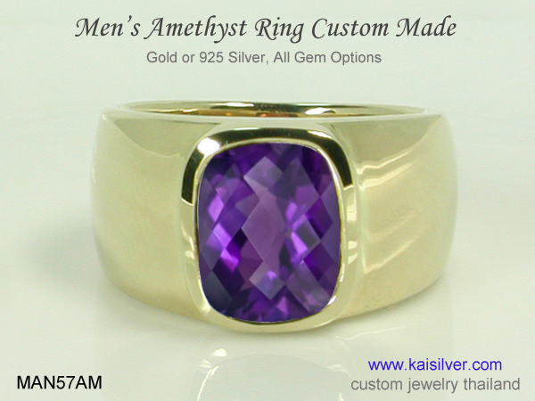 men's gemstone ring 