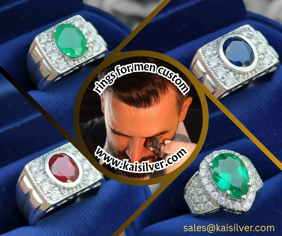 custom rings with a luxury look, legedary gemstones and diamonds