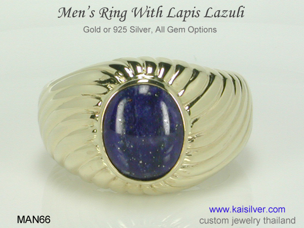 custom made lapis rings 
