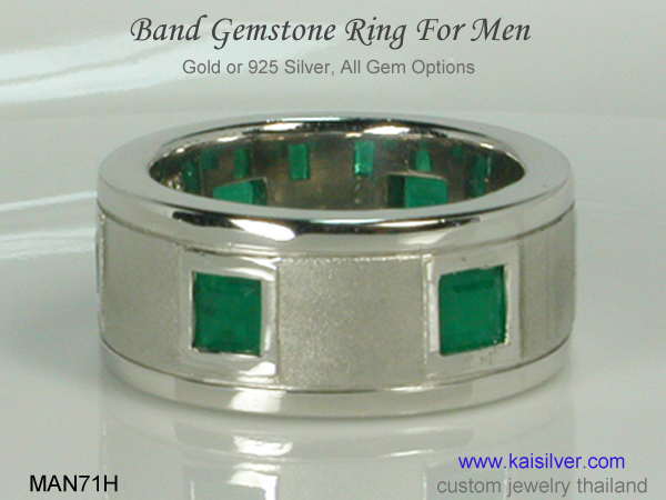 emerald ring for men