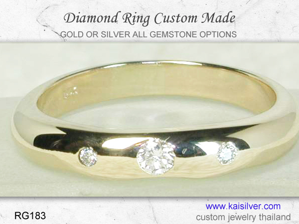 diamond ring finely handcrafted Kaisilver