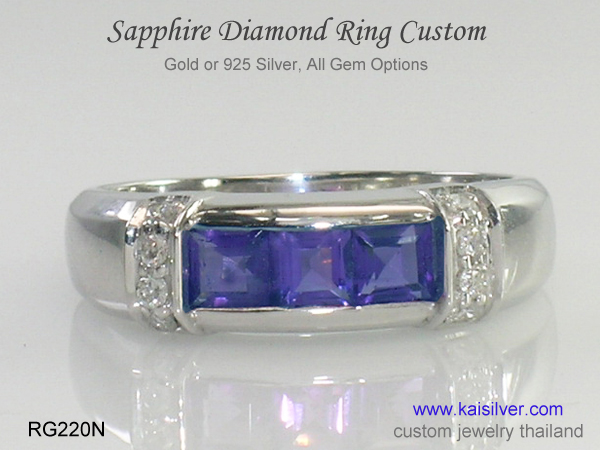 men's gemstone ring