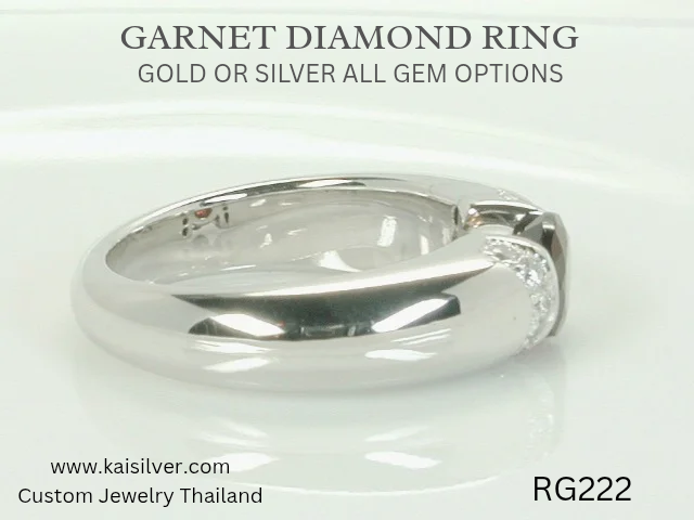 gold or silver engagement ring