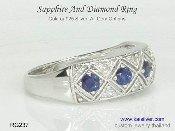 sapphire gemstone ring