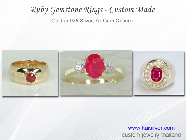 ruby ring price gold or silver